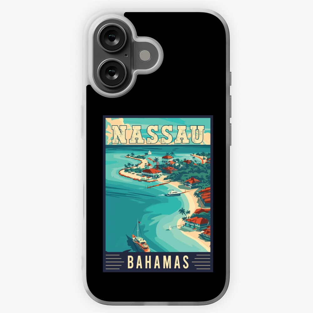 Bahamas Nassau Tropical Island Paradise Travel Art Sticker