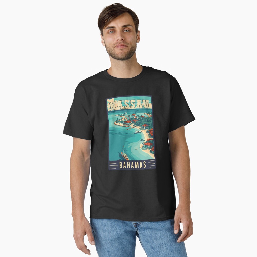 Bahamas Nassau Tropical Island Paradise Travel Art Sticker