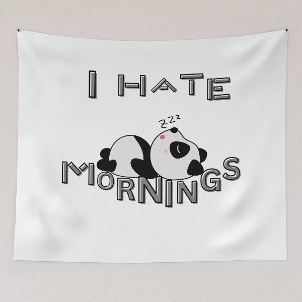 Item preview, Anti-Morning Bear, A.M. Antipathy Tee, Sunrise Sulk Gift designed and sold by Terry-Salsa.