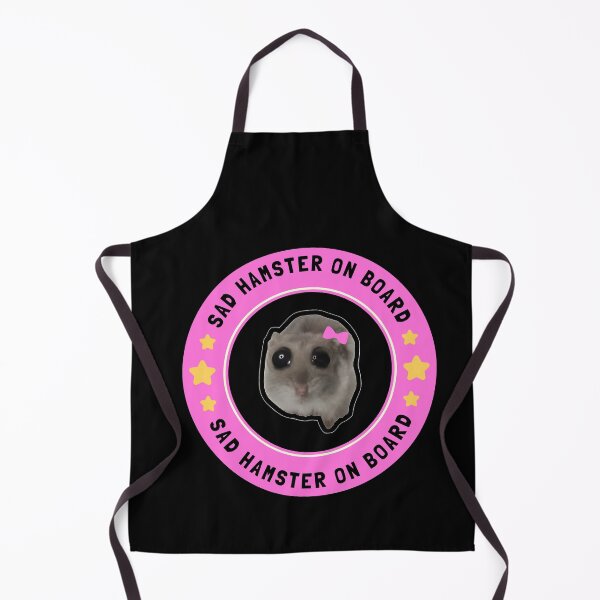 Item preview, Sad Hamster on Board: Funny Coquette Collection - Cute Gifts for Girls, Friends, and Girlfriends designed and sold by BrooklynRhodes.