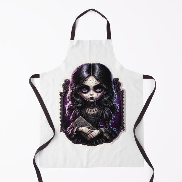 Item preview, Creepy Purple Porcelain Doll Vintage designed and sold by BrinaandPops.