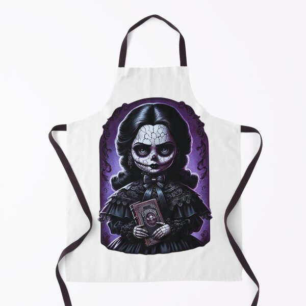 Item preview, Creepy Purple Porcelain Doll Vintage designed and sold by BrinaandPops.