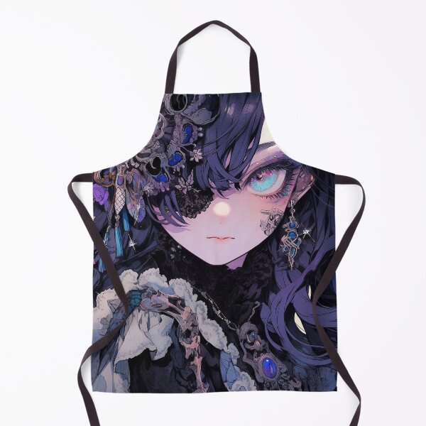 Item preview, Goth anime girl designed and sold by iWallGlow.