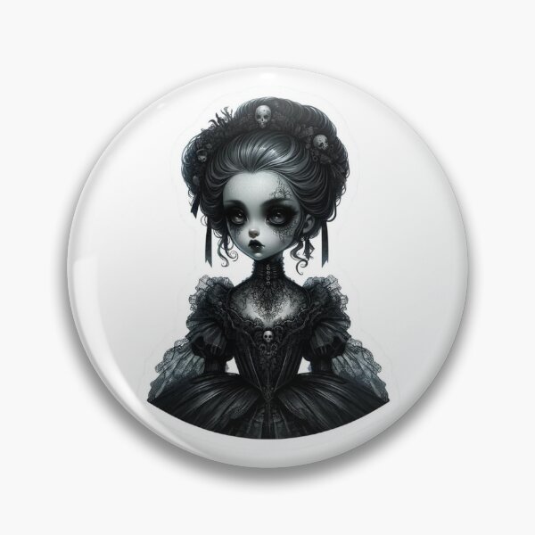 Item preview, Creepy Porcelain Doll Vintage designed and sold by BrinaandPops.