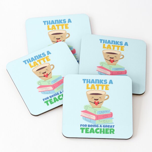 Item preview, Thanks A Latte For Being A Great Teacher designed and sold by ricricswert.