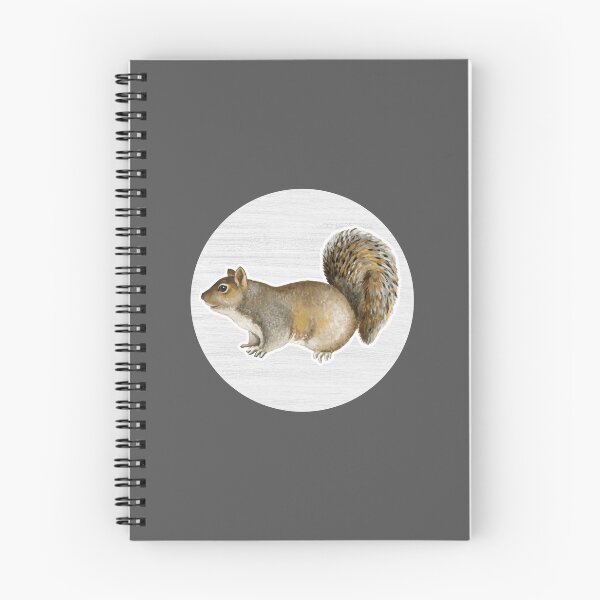 Item preview, Eastern Gray Squirrel Watercolor Drawing designed and sold by LivingColorful.
