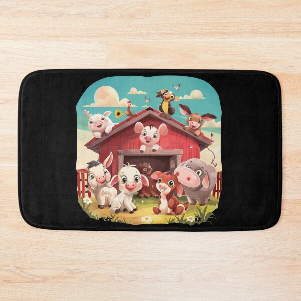 Item preview, Funny Animals on the Farm.Cows,Pigs,Chickens,Goats designed and sold by elnexshop.