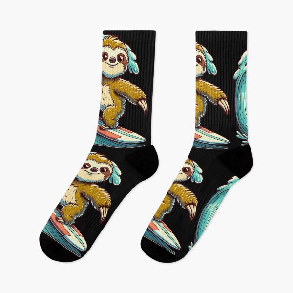 Item preview, Surfing Sloth Summer Wave Gift designed and sold by InkyGenies.