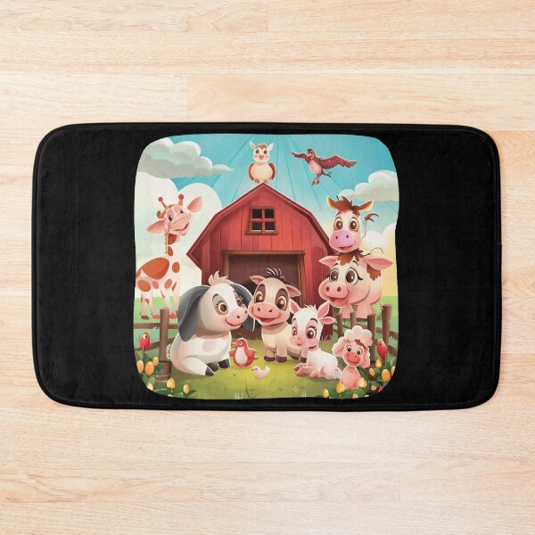 Item preview, Funny Animals on the Farm.Cows,Pigs,Chickens,Goats designed and sold by elnexshop.