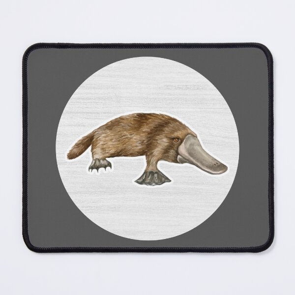 Item preview, Platypus Watercolor Drawing designed and sold by LivingColorful.