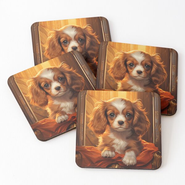 Item preview, Cavalier King Charles Spaniel puppy designed and sold by PetsArt.