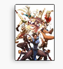 street fighter waifus Canvas Print