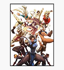 street fighter waifus Photographic Print