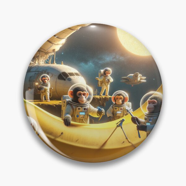 Item preview, Group of monkey astronauts in space suits, equipped with the latest technology designed and sold by AndreaMart.