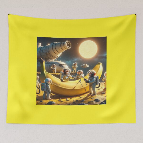 Item preview, Group of monkey astronauts in space suits, equipped with the latest technology designed and sold by AndreaMart.