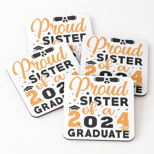 Item preview, Proud Sister of 2024 Graduate designed and sold by Pixel-Lair.