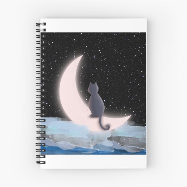 Item preview, Moon Black Cat designed and sold by EllenBeb.