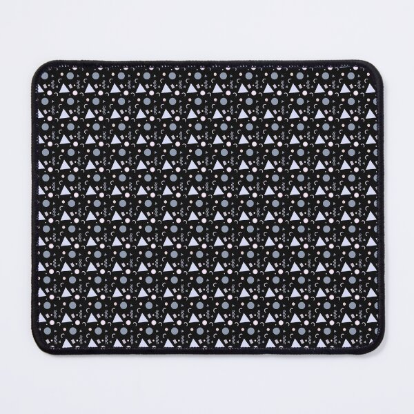 Item preview, blue adn black triangles and circles designed and sold by bukajart.