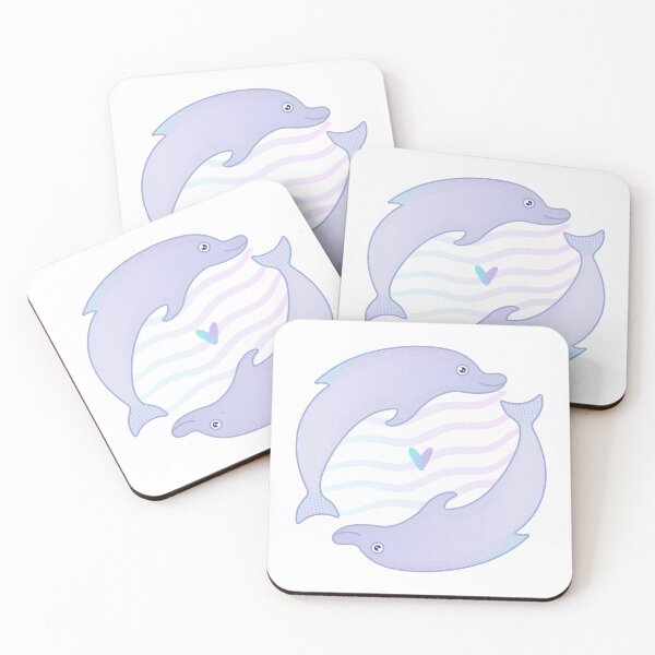Item preview, Two cute gradient dolphins designed and sold by OM-lova.
