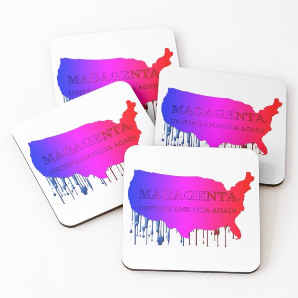 Item preview, Magagenta Uniting America Again Map Logo designed and sold by SmartHoomans.