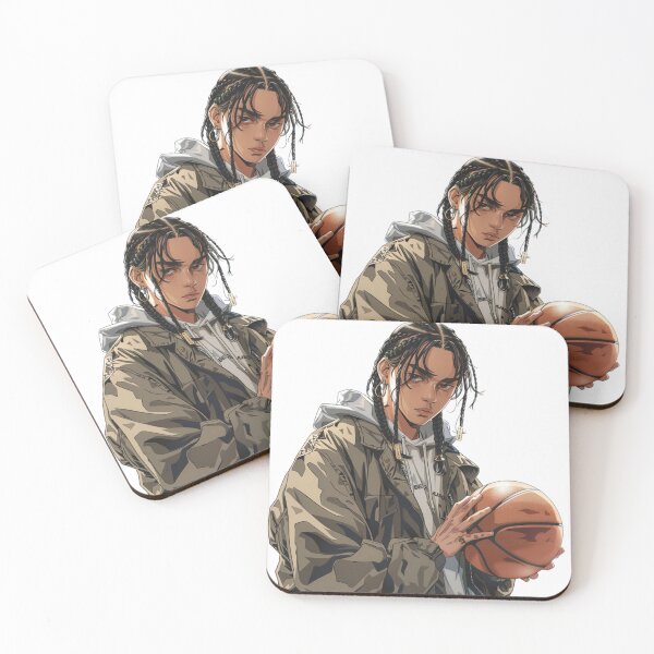 Item preview, Anime basketballer with braids: Streetwear fashion beast designed and sold by OtherVisions.