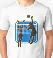 Volleyball Player Blocking a Spike Unisex T-Shirt