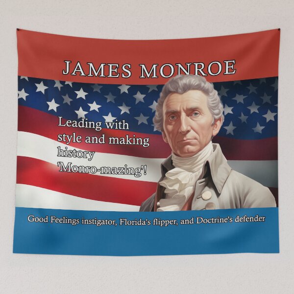 Item preview, James Monroe Electoral Poster designed and sold by Static-Panda.