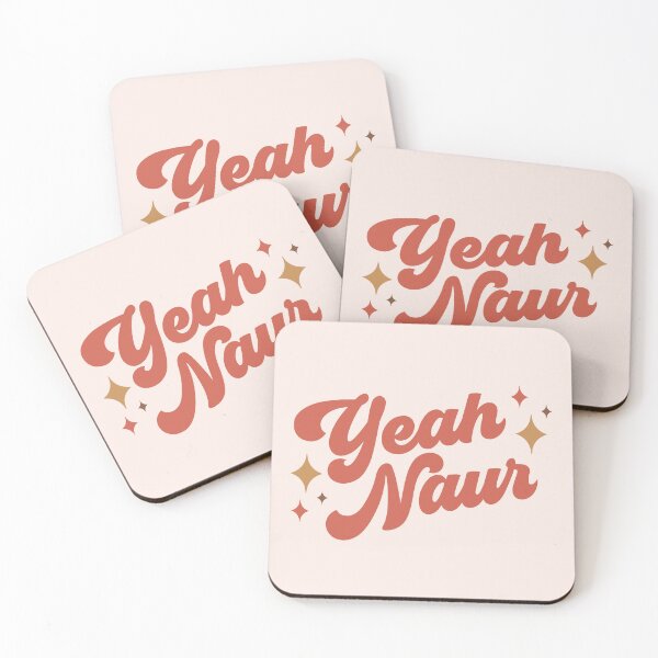 Item preview, Yeah Naur; cute australian accent quote; orange designed and sold by MamSelle.