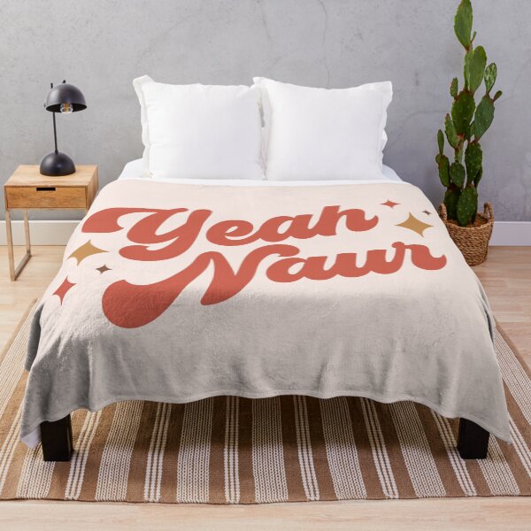 Item preview, Yeah Naur; cute australian accent quote; orange designed and sold by MamSelle.