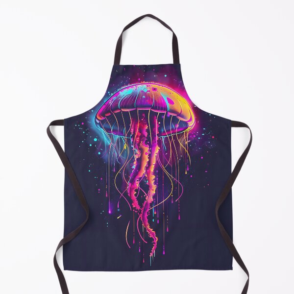 Item preview, Colorful Glowing Jelly Fish designed and sold by FrostyFrisby.