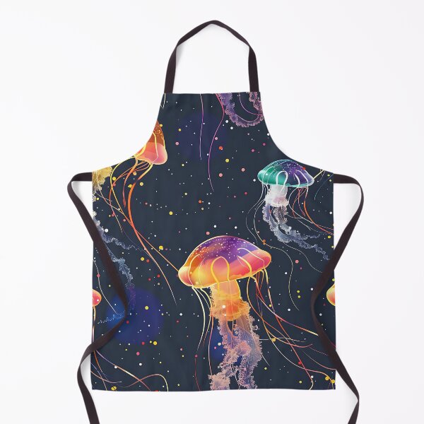Item preview, Colorful Glowing Jelly Fish designed and sold by FrostyFrisby.