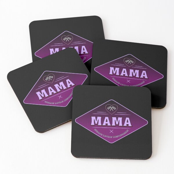Item preview, Mama Strong Loving Unstoppable Love Heart Racing Checkered Flag Mothers Day Mom Mother  designed and sold by CarantinedChaos.