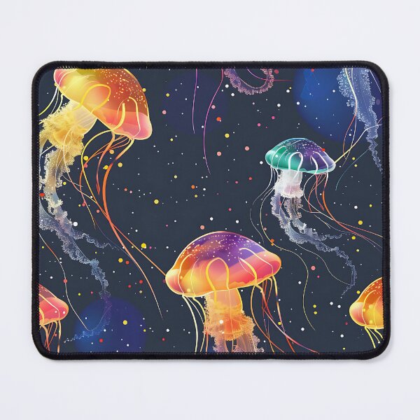 Item preview, Colorful Glowing Jelly Fish designed and sold by FrostyFrisby.