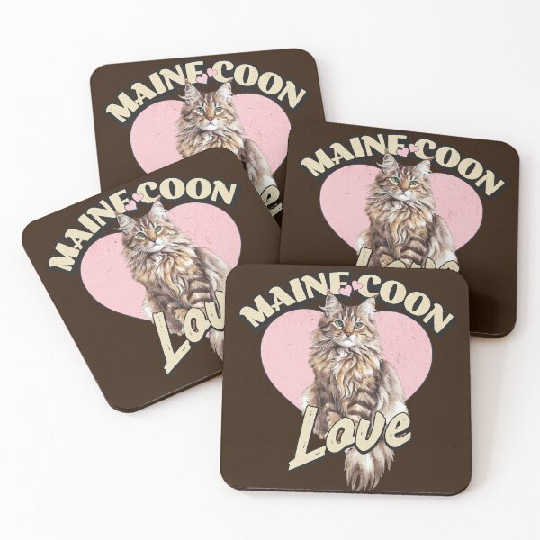 Item preview, Maine Coon Cat Love, Maine Coon Cat designed and sold by Mariana Piana.