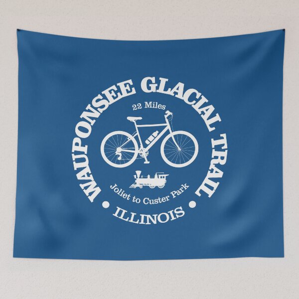 Item preview, Wauponsee Glacial Trail (Cycling) designed and sold by curranmorgan.
