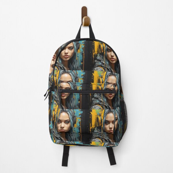 Item preview, Female cyberpunk hero designed and sold by auntpeg.