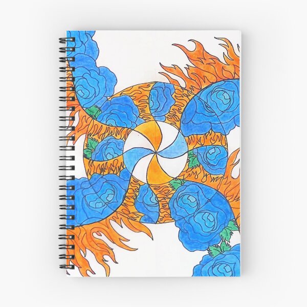 Aperçu de l'œuvre Flammes et flore créée et vendue par VisionaryHarbor.