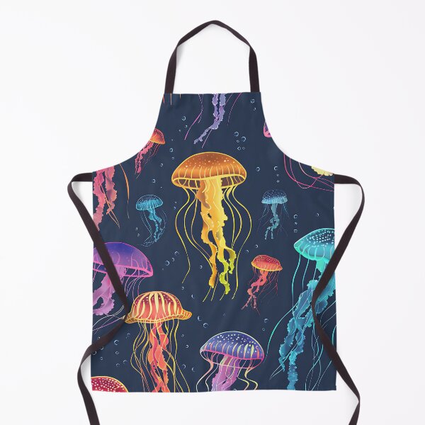 Item preview, Colorful Glowing Jelly Fish designed and sold by FrostyFrisby.