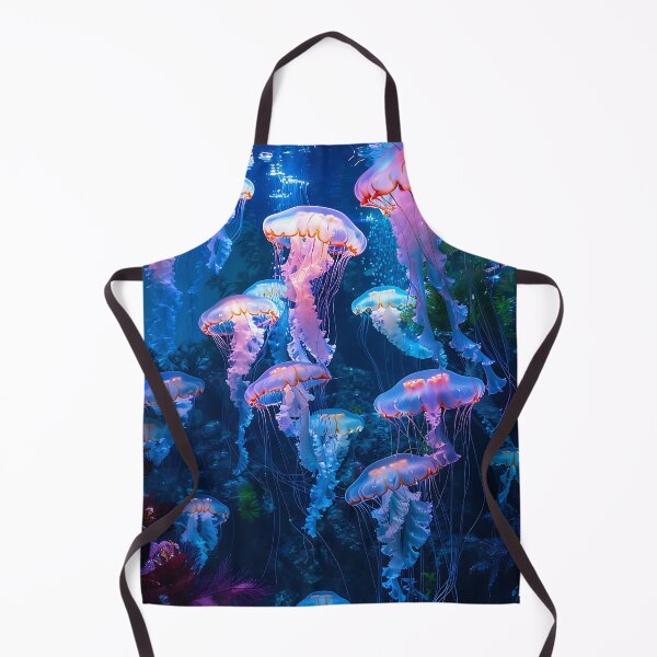 Item preview, Colorful Glowing Jelly Fish designed and sold by FrostyFrisby.