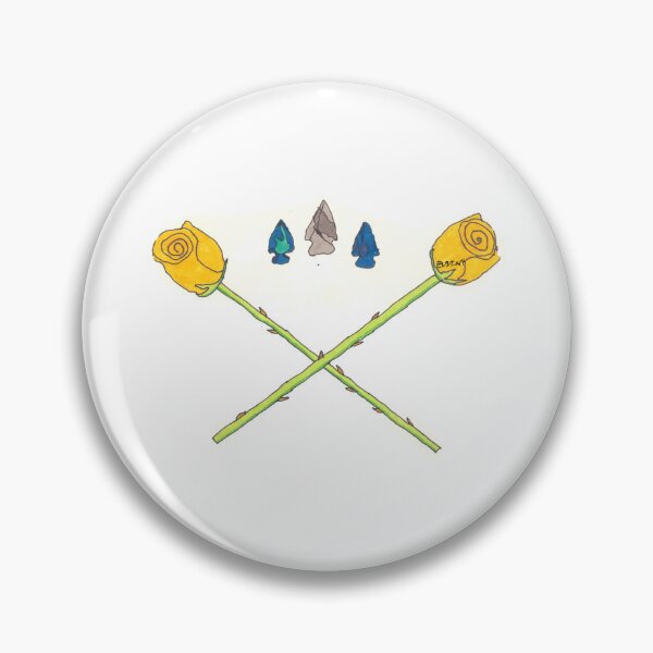 Item preview, Crossed Roses And Arrowheads designed and sold by Lqt-art.