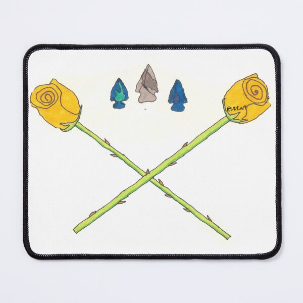 Item preview, Crossed Roses And Arrowheads designed and sold by Lqt-art.