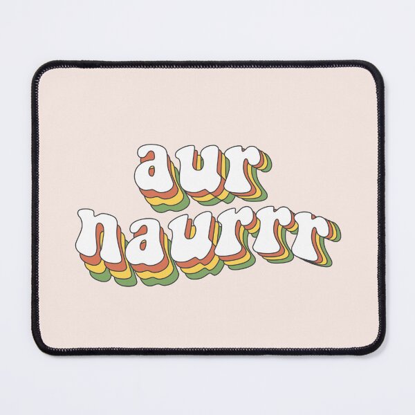 Item preview, Aur Naur; cute australian accent quote; wavy rainbow designed and sold by MamSelle.
