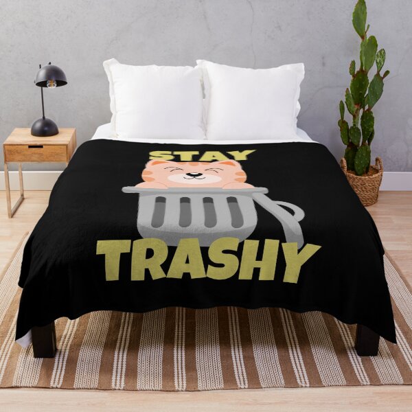 Item preview, Stay Trashy Cute Trash Cat designed and sold by ricricswert.