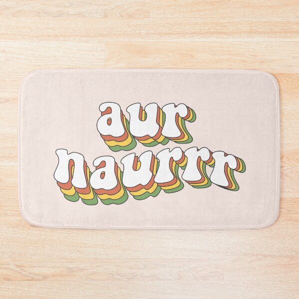 Item preview, Aur Naur; cute australian accent quote; wavy rainbow designed and sold by MamSelle.
