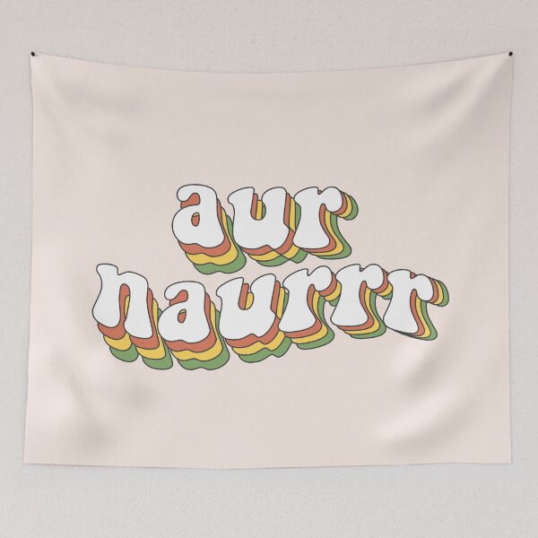 Item preview, Aur Naur; cute australian accent quote; wavy rainbow designed and sold by MamSelle.