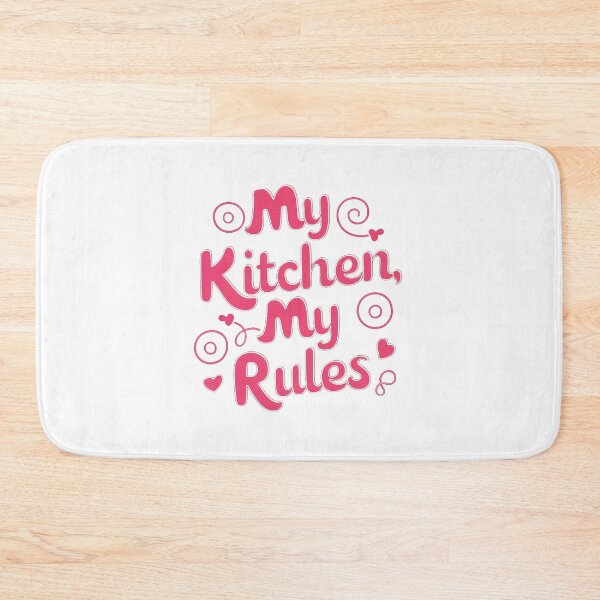 Item preview,  My kitchen my rules pink designed and sold by bukajart.