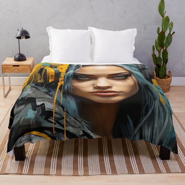 Item preview, Female cyberpunk hero designed and sold by auntpeg.