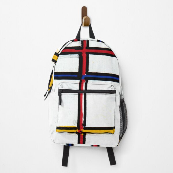 Item preview, Mondrian Inspired Linework Geometric Abstract Acrylic Painting I designed and sold by abstractartalex.