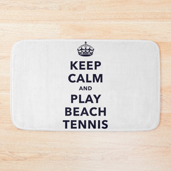 Item preview, Keep calm and play and play beach tennis. designed and sold by paulo silveira.
