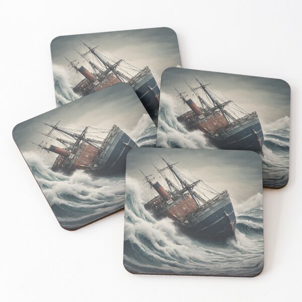 Item preview, Sinking ship designed and sold by StyleSketch.